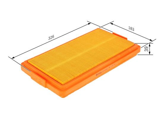 Air filter for BMW E12 518i, 528i & M535 CS-287681E12