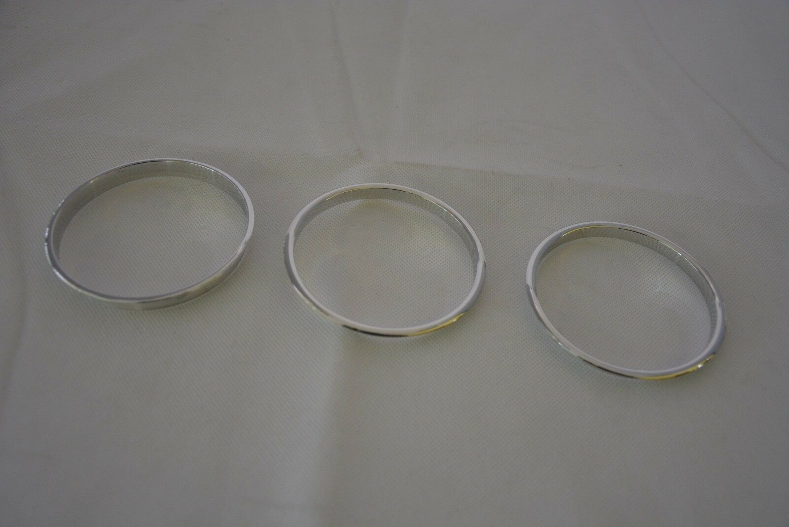 Tachoringe chrom matt BMW E10 / E6 1502 - 2002 tii Baujahr 1967 - 1973 CS-007
