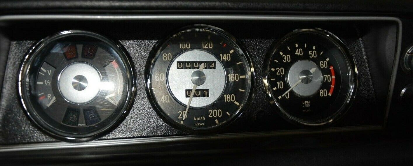 Tachoringe chrom matt BMW E10 / E6 1502 - 2002 tii Baujahr 1967 - 1973 CS-007